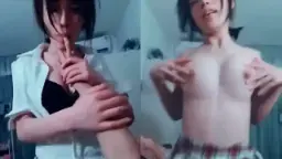 Digoyang Cewek Chindo Abg Sma Cantik, Sampe Minta Ampun Kena Goyangannya