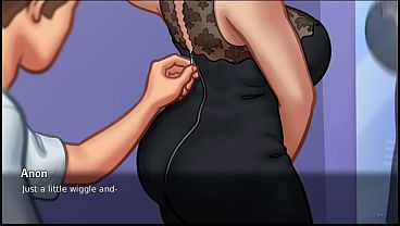 Ibu Tiri Hentikan Semua Percakapan Cuma Dengan Satu Senyuman Genit (18+)