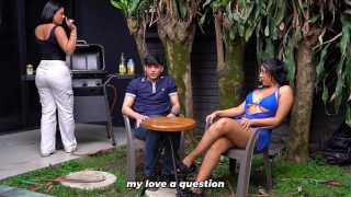 Diam, Jangan Berisik! – Ibu Tiri Ngewe Pacar Putrinya Diam-diam, Kontol Gede Jackson Sama Lina Henao