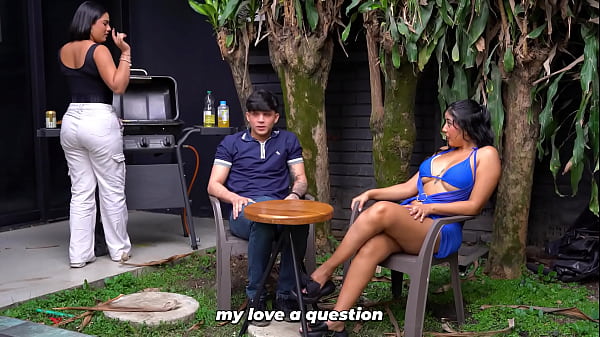 Diam, Jangan Berisik! – Ibu Tiri Ngewe Pacar Putrinya Diam-diam, Kontol Gede Jackson Sama Lina Henao