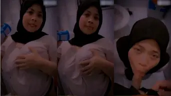 Jilbab Hitam, Toket Gede, Goyang Brutal Bikin Tiktok Makin Panas