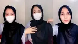 Rani Nakal Remas Susu Hijab Transparan, Bikin Sange Lihat Gerakan Seksi