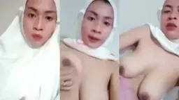Ukhty Bugil Pake Mukenah, Crot Di Dalem Mesjid.